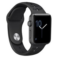 Sportbandje combi-kleuren - Zwart - Geschikt voor Apple Watch 38mm / 40mm / 41mm