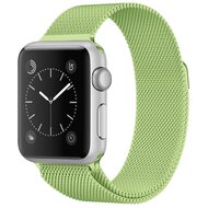 Milanese RVS bandje - Groen - Geschikt voor Apple Watch 38mm / 40mm / 41mm