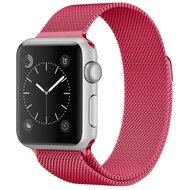 Milanese RVS bandje - Roze - Geschikt voor Apple Watch 38mm / 40mm / 41mm