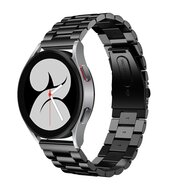 Samsung Galaxy Watch 4 - 40mm / 44mm - Stalen schakelband - Zwart