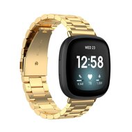 Fitbit Versa 3/4 & Sense 1 & 2 metalen schakelbandje - Goud