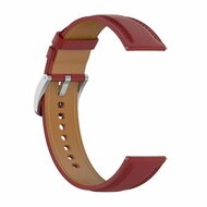 Garmin Venu / Sq / Sq2 / 2 plus - Luxe leren bandje - Bordeaux