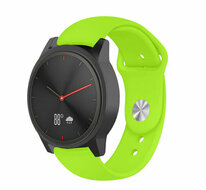 Garmin Vivoactive 4s / Venu 2s / Vivomove 3s / Forerunner 255s - Sportbandje - Maat: Large - Lichtgroen