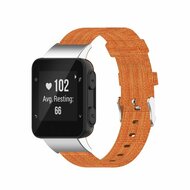 Nylon canvas bandje - Oranje - Garmin Forerunner 35 / 30