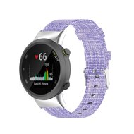 Nylon canvas bandje - Paars - Garmin Forerunner 45 / 45S