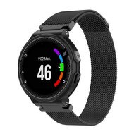 Garmin Forerunner 220 / 230 / 235 / 620 / 630 / 735 (XT) - Milanese bandje - Large - Zwart