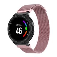 Garmin Forerunner 220 / 230 / 235 / 620 / 630 / 735 (XT) - Milanese bandje - Small - Rosé goud