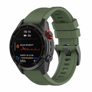 Siliconen sportbandje - Leger groen - Garmin Forerunner 745 / 935 / 945 / 955