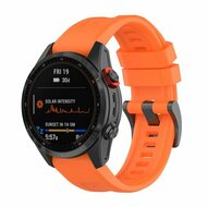 Siliconen sportbandje - Oranje - Garmin Forerunner 745 / 935 / 945 / 955