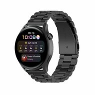 Garmin Vivoactive 4 / 4L - Stalen schakelband - Zwart