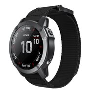 Nylon Loop bandje - Zwart - Garmin Fenix 7X / 6X / 5X