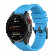 Siliconen sportbandje - Blauw - Garmin Approach S60 & S62 / Instinct / Instinct 2 (Solar)