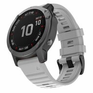 Siliconen bandje - Grijs - Garmin Quatix 7X / 6X & Tactix 7 (pro)