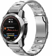 Titanium schakelband - Zilver - Garmin Fenix 7 / 6 / 5