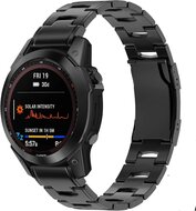 Titanium schakelband - Zwart - Garmin Fenix 7 / 6 / 5