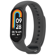 Siliconen bandje - Donkergrijs - Xiaomi Mi Band 8