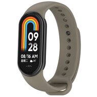 Siliconen bandje - Grijsbruin - Xiaomi Mi Band 8