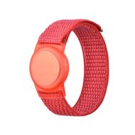 AirTag nylon loop bandje - M/L - Rood