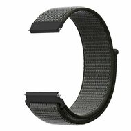 Sport Loop bandje - Donkergroen met grijze band - Samsung Galaxy Watch 6 - 40mm & 44mm