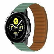 Siliconen Loop bandje - Groen - Samsung Galaxy Watch 6 - 40mm & 44mm