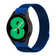 Milanese bandje (ronde connector) - Donkerblauw - Samsung Galaxy Watch 6 - 40mm & 44mm