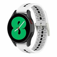 Dot Pattern bandje - Wit - Samsung Galaxy Watch 6 - 40mm & 44mm