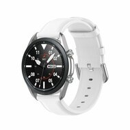 Classic leren bandje - Wit - Samsung Galaxy Watch 6 Classic - 47mm & 43mm