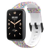 Siliconen bandje met print - Sierlijk design - Xiaomi Smart band 7 Pro