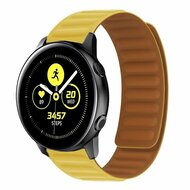 Siliconen Loop bandje - Geel - Huawei Watch GT 2 & GT 3 - 42mm