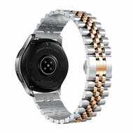 Stalen band - Zilver / rosé goud - Huawei Watch GT 2 & GT 3 - 42mm