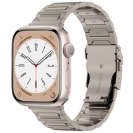 Titanium H-type schakelband - Titanium kleur - Geschikt voor Apple Watch 38mm / 40mm / 41mm / 42mm