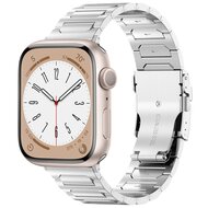 Titanium H-type schakelband - Zilver - Geschikt voor Apple Watch 38mm / 40mm / 41mm / 42mm