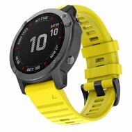 Siliconen bandje - Geel - Garmin Fenix 8 - 51mm