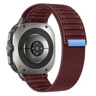 Nylon Wave band - Bordeaux - Samsung Galaxy Watch Ultra 47mm