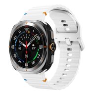 Wave Sport Band - Wit - Samsung Galaxy Watch Ultra 47mm