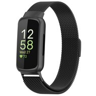 Fitbit Inspire 3 - Milanese bandje - Zwart