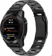 Titanium schakelband - Zwart - Garmin Instinct 3 / Instinct E - 45mm