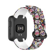 Siliconen band met print - Skelet - Xiaomi Mi Watch Lite / Redmi Watch