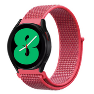 Sport Loop nylon bandje - Donkerroze - Xiaomi Redmi Watch 5 Active / Redmi Watch 5 Lite